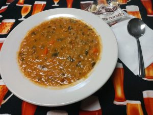 Red Lentil & Chicken Soup